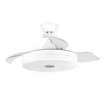 Orbegozo - Ventilateur De Plafond Orgebozo Avec Lumière Led Télécommande Silencieux 3 Lames Rétractables De 105 Cm Mode Hiver-été