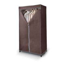 Kleiderablage Kleiderschrank – 75 x 50 x 145 cm – Strapazierfähiger Stoff – Braun