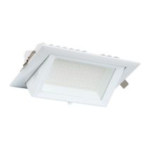 Efectoled - Downlight Led 20w Rettangolare Orientabile 130lm/w Foro 210x125 Mm 3000k Bianco Caldo