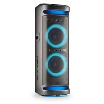 Ngs Wild Space 3: 4000w Party-lautsprecher Bt/tws, Usb/aux, Led, Griffe, 2 Mikrofoneingänge.