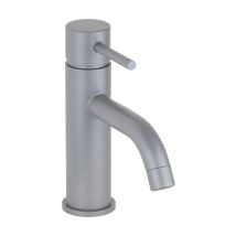 Pollini Acqua Design - Miscelatore Per Lavabo Modello Tondo In Colore Grigio Metallizzato Pollini Jessy Color Mxlamcmmca1 Grigio Metallizzato