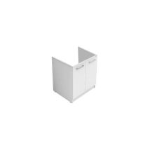 Mobile Sottolavatoio Revine Bianco Con Asse Misura: Bianco - Lxpxh 75x61x81 Cm