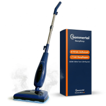 Sommertal Dampfreiniger Für Böden 2-in-1 – Dampfmop Mit Saugfunktion / Steam Cleaner, 1200w, 500ml Tank, Elektrischer Bodenwischer, Ohne Chemie