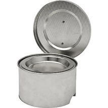 Limpiador de Piezas Pequeñas 4 Litros Acero Inoxidable – Función de Tapa – Asas Integradas – Ideal para Desengrasar