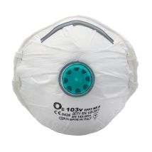 Masque Coqué Bls 103v Ffp3 Nr D - Élastiques Agrafés - Joint Complet - Avec Valve - Boîte De 10 - Bls France Sas
