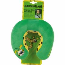 Cuscino da Viaggio Jemini marsupilami – Verde – Cuscino per bambini – Stoffa, Cartone animato – 3298060228008