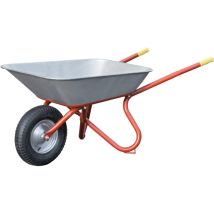 Carriole da giardino Capito – Carriola professionale 85 litri – Telaio in acciaio, ruota pneumatica, capacità 250 kg