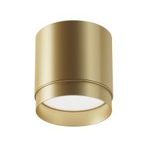 Deckenspot, Mattgold, Rund, Dekorativ, Ø 8 Cm, 1xgx53, 15 W, Polar Maytoni