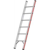 Escalera simple 6 peldaños 1,72 m – Altura: 1,72 m – Profundidad de paso: 80 mm – Espacio libre de piso: 125 mm