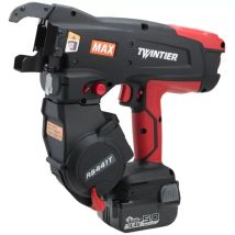 Ligaturgerät Max 14,4v Li-ion (2x 5ah) Twintier Bewehrungsbinder + Koffer Rb441t