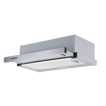 Viesta Vde6065sr Dunstabzugshaube 60 Cm Flachschirmhaube Einbau Ausziehbar Edelstahl Abluft/umluft (aktivkohlefilter Optional) 333,8 M³/h 59–64 Db 