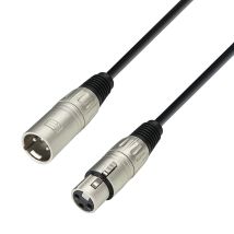 Cavo XLR Maschio a XLR Femmina 1 metro – Cavo microfonico bilanciato – Adam Hall