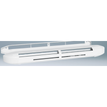 Anjos Ventilation - Entrada De Aire Acústica Sensible A La Humedad 37dne 5-45m³ Isola Hy Anjos Blanco - 420x45x40 Mm - 0690