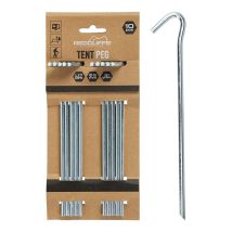 Piqueta para tienda de campaña 17 cm – Hierro – 10 piezas