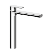 Grifo monomando elevado Liberty L de Villeroy & Boch – Cromo – Latón – 23,3 cm – Ahorra hasta 60% de agua