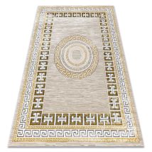 Bliss Z205az127 Tappeto Crema / Oro - Cadre, Greco, Moderno, Strutturale Beige 140x190 Cm