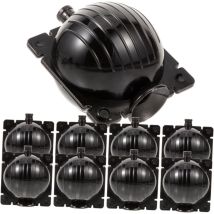 Schwarze Pflanzen, 10 Stück, Luftpflanzen, Stratifiziert, Hochzeitsempfang, Kugeln, Kunststoff-zuchtbox, Genitalorgane, Schwarze Pflanzen, 