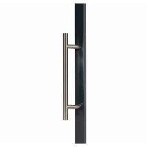 Coppia Di Bastoni Da Mare In Acciaio Inox 304 Maniglia Dritta Ø38 L.1800 Asse 1500mm Inox Import - 696