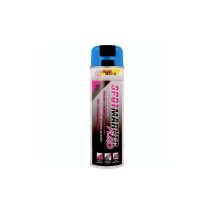 Colormark – Vernice Spray Motip STOPMARK FLUO 500ml Blu – Marcatura Professionale per Cantieri e Strade – Alta Copertura e Brillantezza