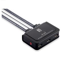 Levelone Kvm-0290 Switch Per Keyboard-video-mouse (kvm) Nero, Grigio