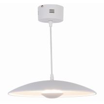 Candellux Lampada A Sospensione Lund Ø34 Bianca Led 10w