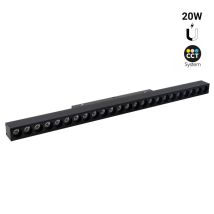 Luminaria Lineal Para Carril Magnético Cct - 20w - Ugr18 - Mi