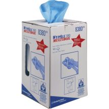 Papel Absorbente Wypall X60, 24,5x42cm Azul 150bi.