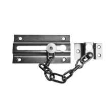 Cadena de seguridad para puerta 85x45 mm – Acero inoxidable plateado