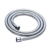 Mt Flexo Inoxidable 1.70-2.10 Rosca Pvc , Flexo Para Baño Ducha De Acero Inoxidable Engatillado Con Conectores De Plásticorosca De 1/2 Pulgada.