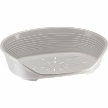 Ferplast Siesta Deluxe Hundebett Hellgrau Mittel