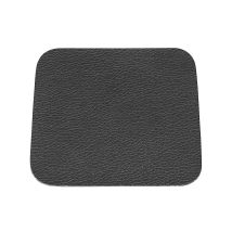 Asa Selection Gmbh - Glasuntersetzer Lederoptik Schwarz 10x10cm 4stück