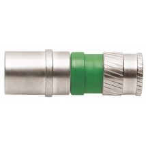 Axing Cfs09948 Coaxialstecker Aus Edelstahl Grün