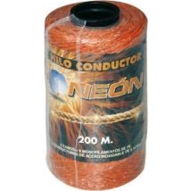 Hilo conductor naranja ZAR – 200 metros – 15 Ohm/m – 3 hilos de acero inoxidable – Carga de rotura 45 kg – Peso 415 grs
