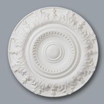 Decoflair - Ceiling Rose Medallion Decor Classic Traditional Floral Light Chandelier Feature