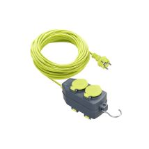 Prolongador Elec 15mt 4 Tomas Con Gancho Masterplug