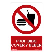 Verbotsschild 'essen Und Trinken Verboten' (pvc 0,7mm) 30x40cm