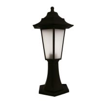 Lámpara De Pie Para Jardín, Color Negro, Casquillo E27, 40w, 43cm, Ip44, Begnya1, Ideus 03079