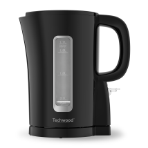 Techwood Bouilloire Électrique 1,7l 2200w Filtre Amovible Arrêt Automatique Tb-178bc Noir