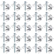 Xpotool - Lot De 50 Clips En Acier Fin – 40 X 24 X 7 Mm – Hauteur Serrage 7 Mm – Et Lot De 60 Vis Hexagonales Autotaraudeuses T15 – 3,5 X 20 Mm – 