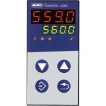 Jumo Quantrol Lc100 Temperaturregler L, J, T, K, E, N, S, R, Pt100, Pt1000, Kty Relais 3 A (b X H)