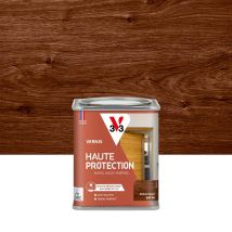 Barniz Para Madera Exterior De Alta Protección V33, Acabado Satinado Roble Oscuro, 0,25 L V33