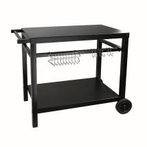 Plancha-Grillwagen für 2-4 Brenner – Be Nomad – GS130 – Metall – Schwarz – 100x59x81cm – 2 Räder
