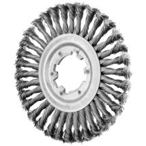 Pferd Tools Rundbürste Gezopft Rbg Ø 200x16x50,8 Mm Bohrung Stahl-draht-ø 0,50mm Stationär