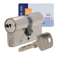 Bricard Serial S Zylinderschloss Nickel 30x30 Mm
