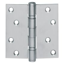 Intersteel - Kugellagertürscharnier Edelstahl Käntig 76x76 Mm Din Links / Rechts Matt Ausziehbarer Stift