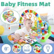 Tapis D'eveil Avec Musique Pédale De Piano Jouet Cadre De Fitness Tapis De Jeu Musical Et Évolutif