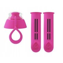 Filtereinsatz Für Dafi-flasche, Rosa, 2 Stück + Verschlusskappe