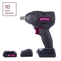 Gomag Akku Schlagschrauber Go-scs350bl 20v 2,0 Ah Starterkit 350nm 3600bpm