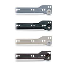 Guide Tiroir Byp 300 Mm Noir 9005 Gabin - Gabin - Jeu De Guides Métalliques De Base Pour Tiroirs Avec Chute