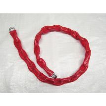 Securefix Direct - 6mm X 1200mm Security Chain - Red Sheath Hardened Anti Theft Bike Gate Metre